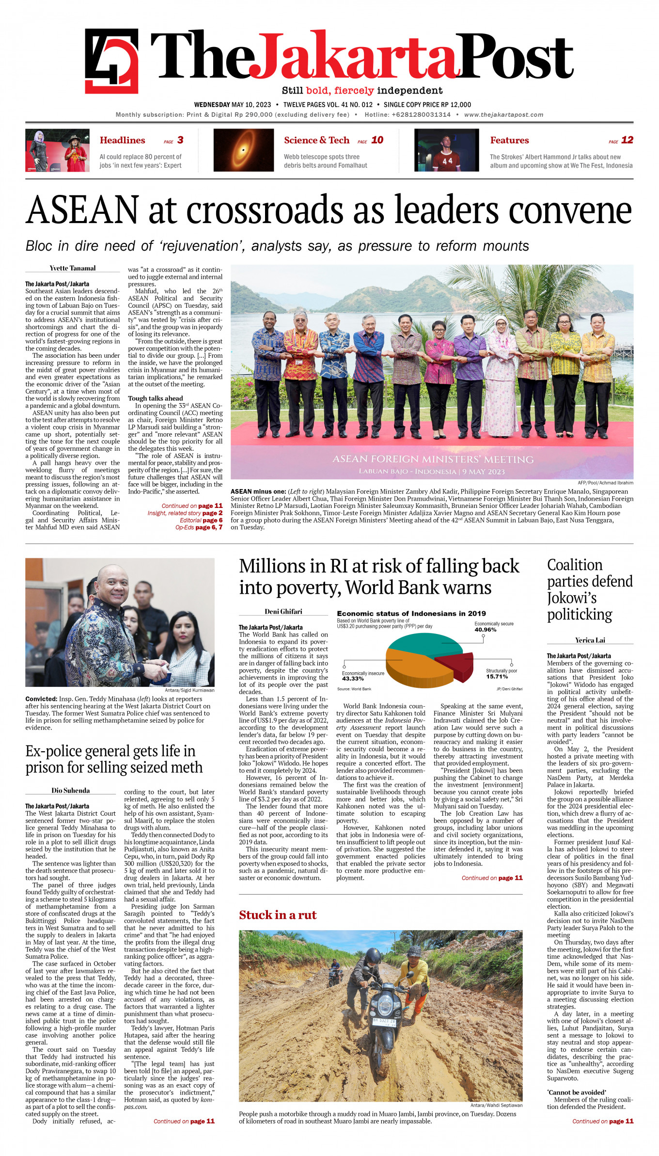 Frontpage - Wed, May 10, 2023 - The Jakarta Post