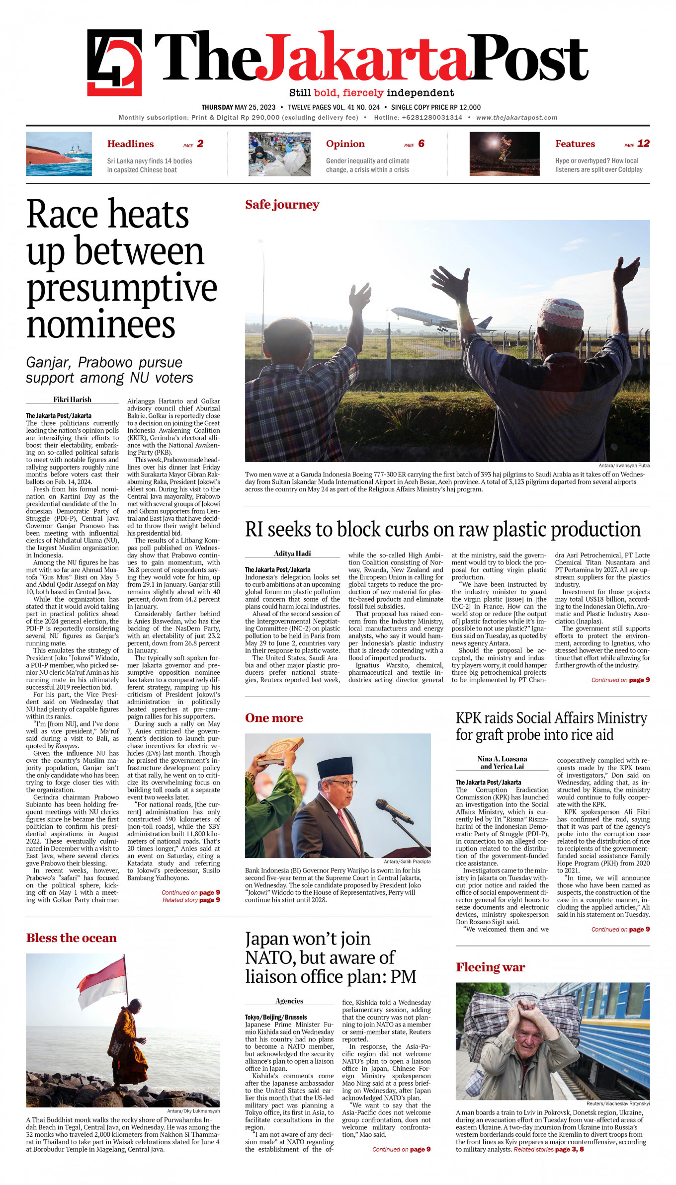 Frontpage Thu May 25 2023 The Jakarta Post Frontpage Thu May 25 2023 The Jakarta Post