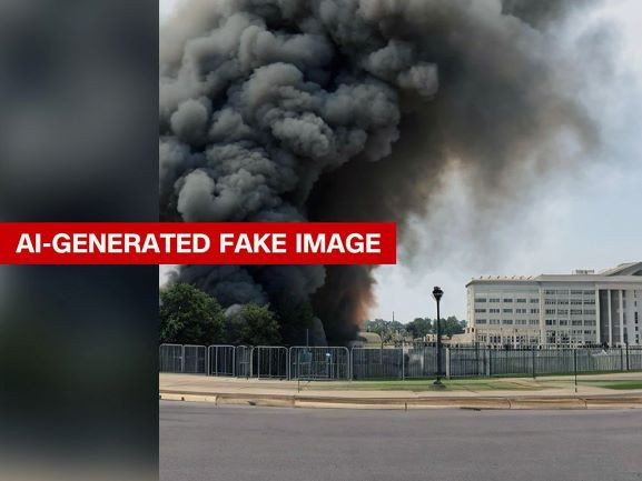 Fake fact: An artificial intelligence (AI)-generated image of an explosion at the United States Pentagon went viral on May 22, 2023.  