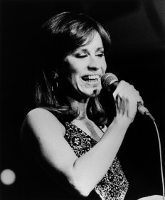 Brazilian singer Astrud Gilberto performs on stage during a Jazz Festival on July 16, 1982 in The Hague. 
