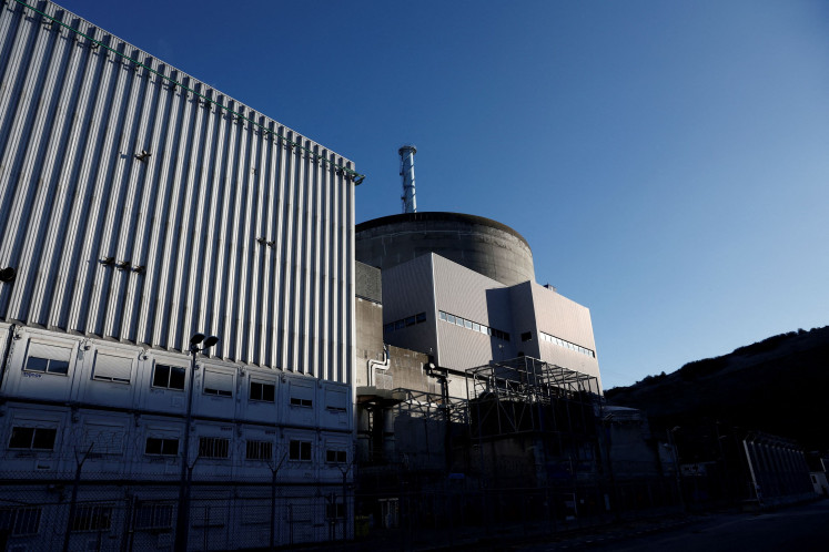 This file photo shows French utility EDF's Penly Nuclear Power Plant on Dec. 9, 2022, in Petit-Caux, near Dieppe, France.