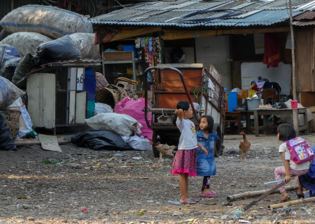 Just want to have fun: Children hang out in a low-income area in Jakarta on Nov. 28, 2019.