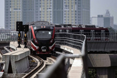 Some aboard! Greater Jakarta LRT starts limited trial ahead of August opening