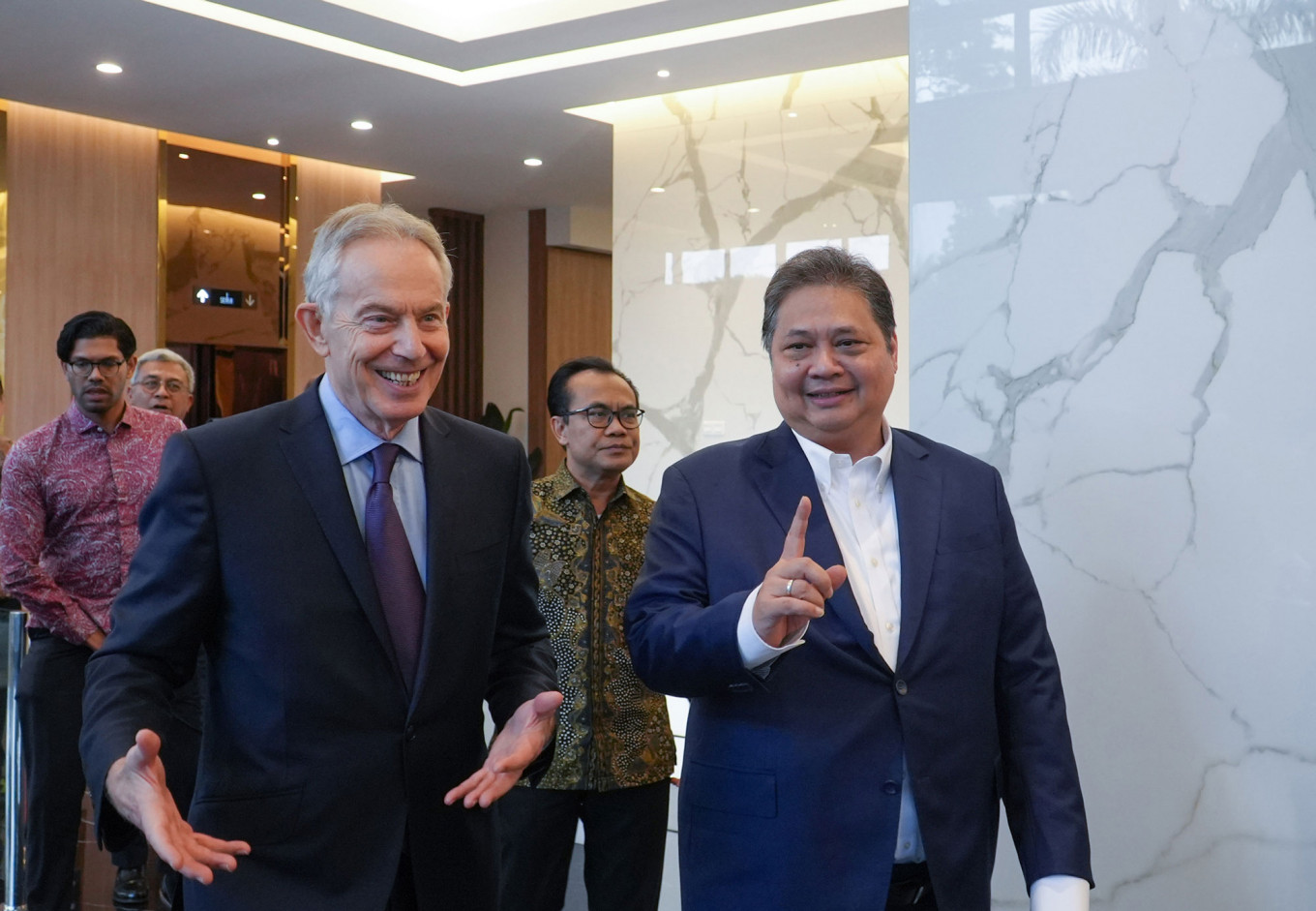 Airlangga and Blair: Bringing technology revolution for economic