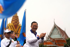 Hun Manet, son of Cambodia's Prime Minister Hun Sen, attends the final Cambodian People's Party (CPP) election campaign for the general election in Phnom Penh, Cambodia, July 21, 2023. 