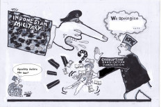 KPK vs TNI cartoon