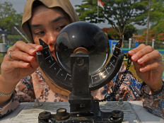 BMKG issues warning for potential thunderstorms, flooding