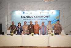 PT Energia Prima Nusantara (EPN) executed the signing of a Subscription Agreement (SSA) to acquire 40.476 percent new shares issued by PT Supreme Energy Sriwijaya (SES)