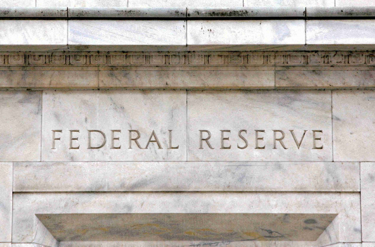 The US Federal Reserve building is pictured in Washington, DC, in March 2008.