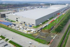 The newly completed facilities of PT HLI Green Power, the first electric vehicle battery factory in Southeast Asia, is seen in this undated photo released by Karawang New Industry City (KNIC). Located in the KNIC industrial estate in Karawang, West Java, HLI Green Power is a joint venture company between Korea’s Hyundai Motor Group and LG Energy Solution, and is slated to start production next year.