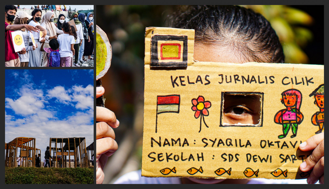 Living hope of children on Jakarta's coastline