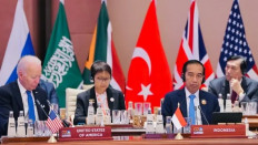 Working group: President Joko “Jokowi” Widodo (second right) and United States President Joe Biden (left) attend the Group of 20 Summit in New Delhi on Sept. 9, 2023.