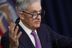 Federal Reserve Board Chairman Jerome Powell speaks during a news conference after a Federal Open Market Committee meeting on September 20, 2023 at the Federal Reserve in Washington, DC. In the face of slowing inflation and strong consumer spending, the Federal Reserve announced that it will keep the interest rate steady, holding the benchmark borrowing rate to a range of 5.25% to 5.5%.