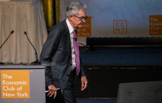 Federal Reserve Chairman Jerome Powell attends a lunch hosted by the Economic Club of New York at the Hilton Hotel on Oct. 19, 2023 in New York City.