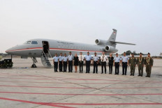 Indonesian Air Force receives new Dassault Falcon 8X business jet