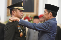 Luhut’s son-in-law takes helm of Army