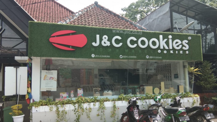 J&C Cookies' flagship outlet is located on Jl. Riau in Bandung, West Java.