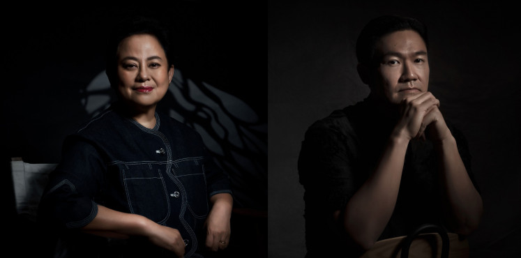 Shanty Harmayn (left) and Aoura Lovenson (right) say Indonesia's film industry has the potential to surpass even that of South Korea, given the country's population of almost 300 million people.