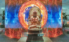 Exquisite beauty: The statue of Prajnaparamita is deemed as a great masterpiece due to the highly detailed and smooth sculpture on stone.