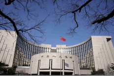 The headquarters of the People's Bank of China, the central bank, is pictured in Beijing, China, as the country is hit by an outbreak of the new coronavirus, February 3, 2020.