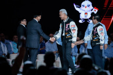 Anies, Ganjar attend press freedom event, Prabowo absent