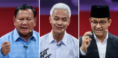 Three-way race: Indonesia's presidential candidates