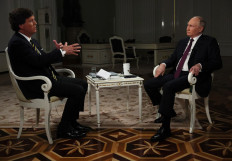 Putin thanks US journalist Tucker Carlson for interview