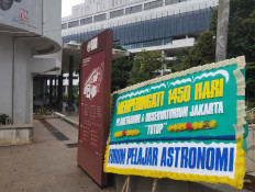 Jakartans hope for reopening of Jakarta Planetarium