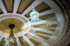 The US Capitol is seen on March 22, 2024, in Washington, DC.