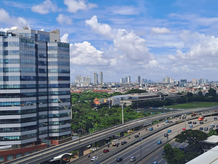 South Jakarta's skyline is seen on March 3, 2023, in the afternoon.