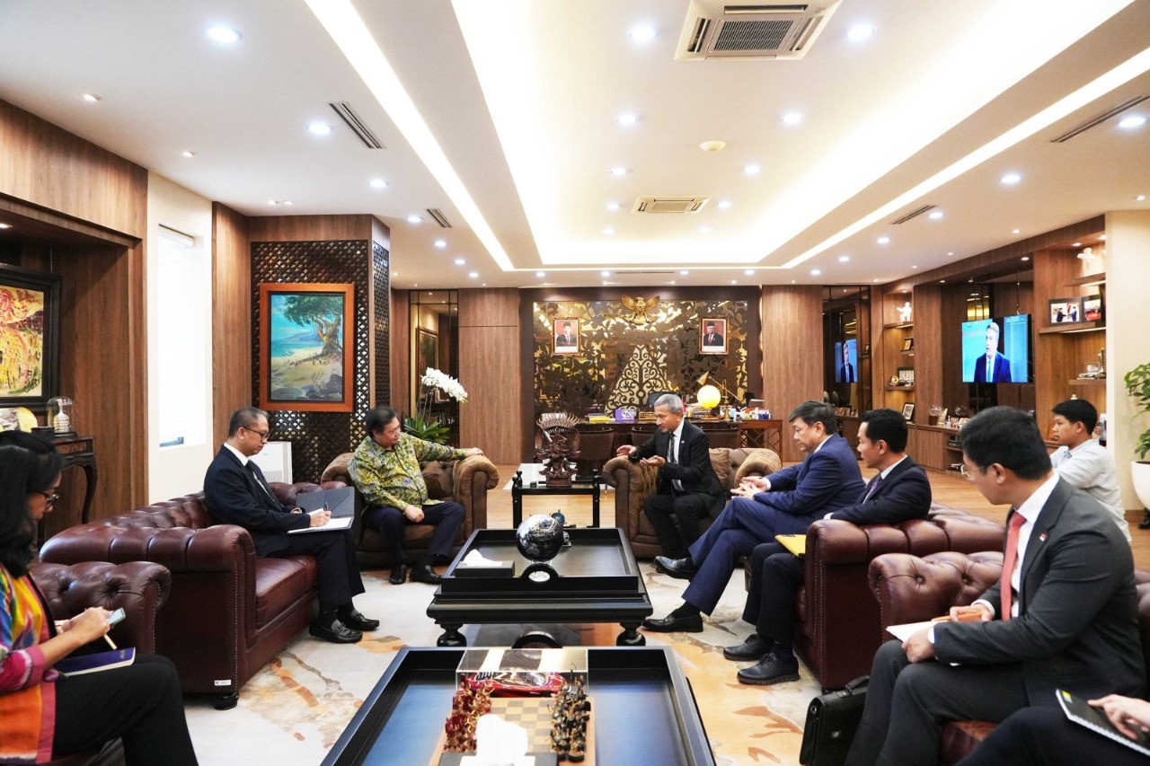 Indonesia-Singapore cooperation: Minister Airlangga meets Singaporean foreign minister