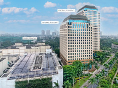 Sentral Senayan Office Towers switch to renewable energy with solar panels and REC scheme
