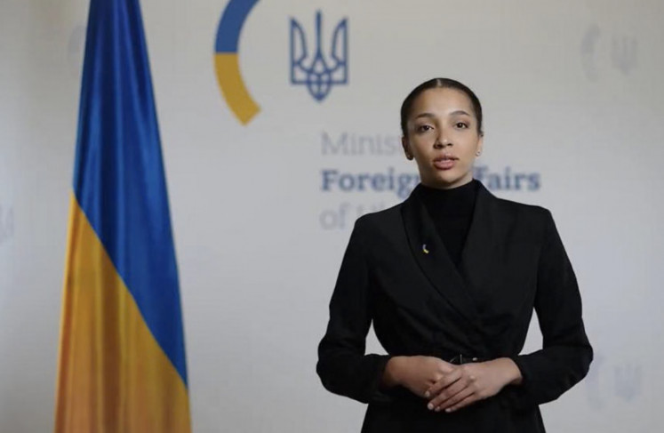 Ukraine's new AI-generated Foreign Ministry spokeswoman Victoria Shi.