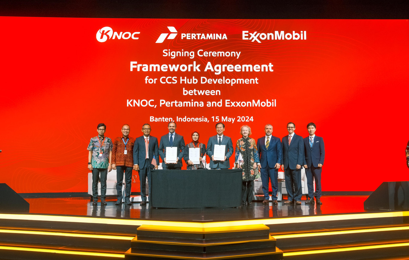 Indonesia's Pertamina, ExxonMobil, KNOC sign deal for CCS hub ...