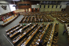 A file photograph shows empty seats at the House of Representatives.