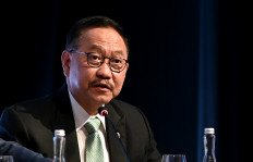 Nusantara Capital City (IKN) Authority then-chairman Bambang Susantono delivers a speech in a high-level panel of the 10th World Water Forum in Nusa Dua, Badung, Bali on May 21, 2024.