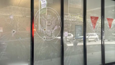 Albanese condemns graffiti attack on US consulate in Sydney