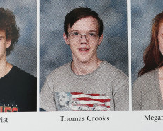 2020 High School yearbook shows the photo of Thomas Matthew Crooks, named by the FBI as the “subject involved“ in the attempted assassination of former US President Donald Trump, in Bethel Park, Pennsylvania, US July 14, 2024. 