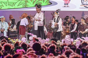 Jokowi celebrates Children’s Day in Papua to symbolize educational justice
