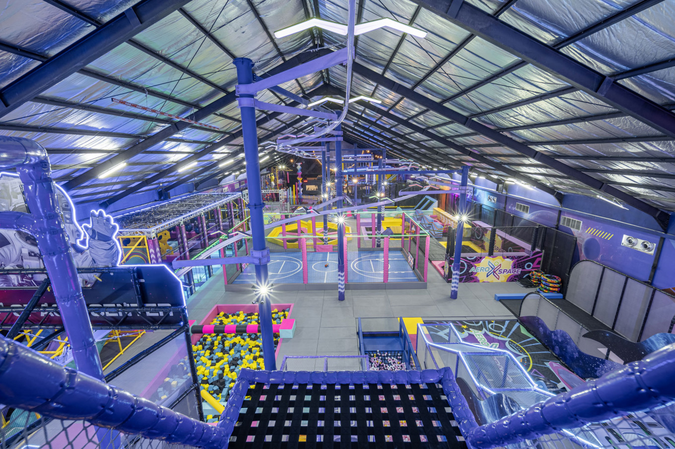 AeroXSpace, the largest indoor adventure park, inspires people to improve  well-being - Front Row - The Jakarta Post