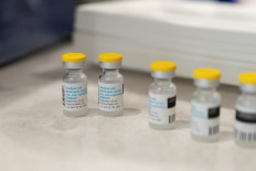 Vials of the JYNNEOS smallpox and mpox vaccine are placed on a table during a clinic offered by the Pima County Department of Public Health at Abrams Public Health Center in Tucson, Arizona, the United States, on Aug. 20, 2022.