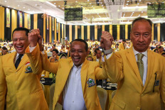 Bahlil named Golkar chair, creating opening for Jokowi to join
