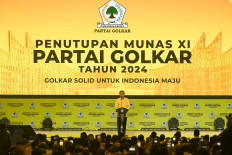 Jokowi absent from Golkar anniversary event