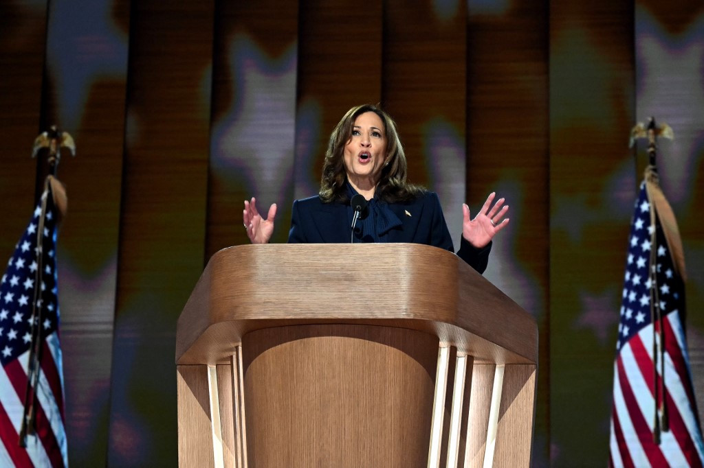 Kamala Harris accepts Democratic nomination with pledge of 'new way