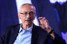 John Podesta, senior advisor to the President Joe Biden for international climate policy, speaks at the Milken Conference 2024 Global Conference Sessions at The Beverly Hilton in Beverly Hills, California, the United States on May 6, 2024.