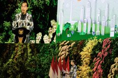 President Joko “Jokowi” Widodo delivers remarks at the opening of the Indonesia International Sustainability Forum (ISF) in Jakarta on Sept. 5. The outgoing leader urged developed nations to tap into Indonesia’s potential to invest in energy transition and climate solutions.