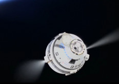 In this screen grab from a NASA livestream, the Boeing Starliner spacecraft can be seen pulling away from the International Space Station (ISS) for its unmanned return to the surface of Earth on Sept. 6, 2024. Boeing's problem-plagued Starliner is set to finally depart the ISS on Sept. 6, returning to Earth without astronauts after NASA deemed the risk too great.