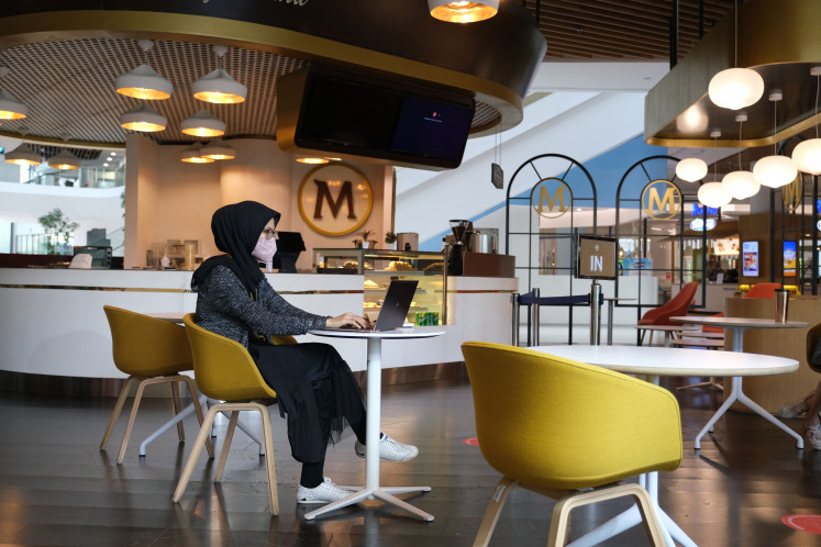 Workers can comfortably work in any corner of Unilever Indonesia’s 6-hectare headquarters. (Courtesy of Unilever Indonesia)