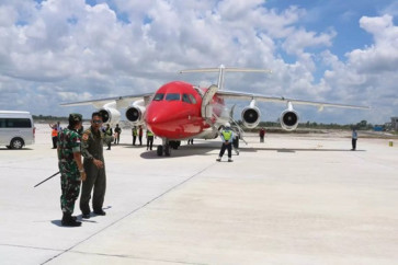 Jokowi to land for the first time at new airport at Nusantara