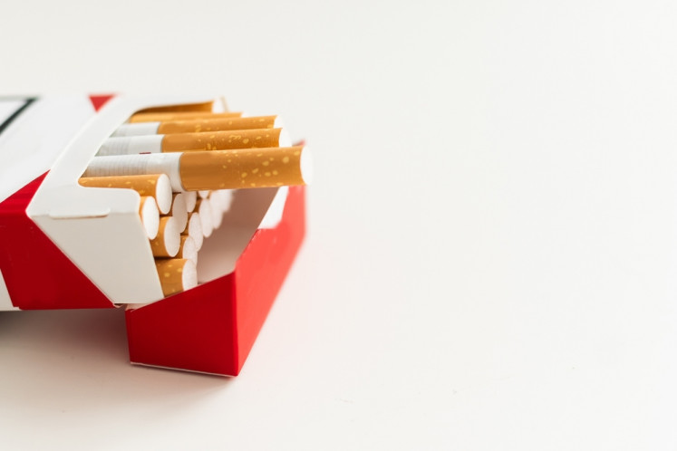 A stock illustration of a cigarette pack.